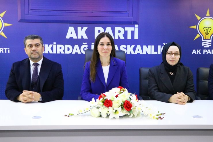 AK Parti Genel Başkan Yardımcısı Karaaslan, Tekirdağ'da partililerle bir araya geldi