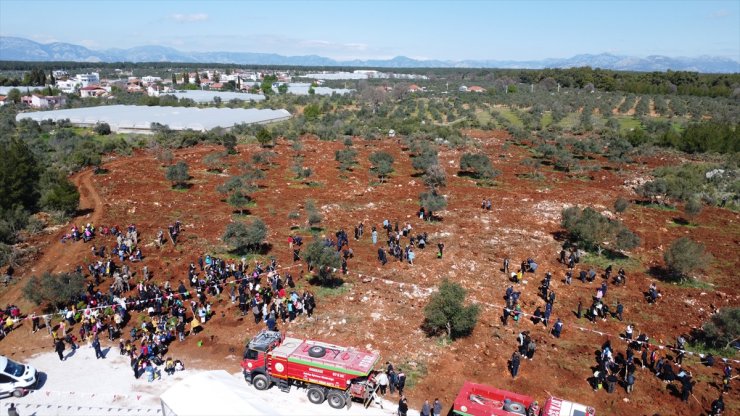 Antalya'da 21 Mart Dünya Ormancılık Günü kapsamında fidan dikimi yapıldı