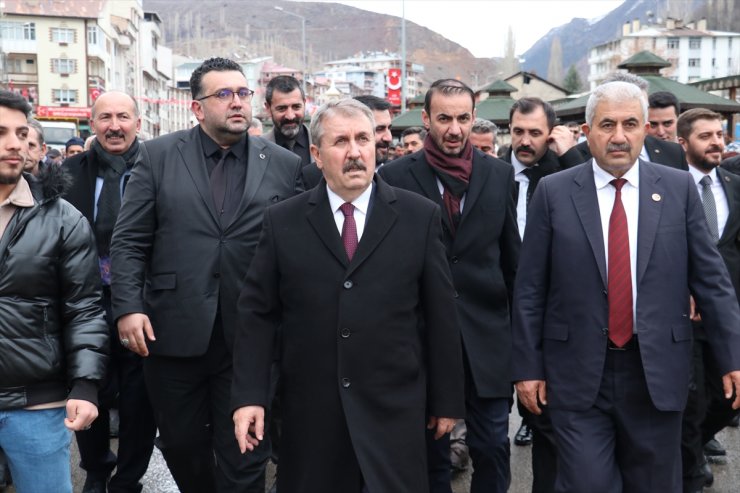 BBP Genel Başkanı Destici, Erzurum'da konuştu: