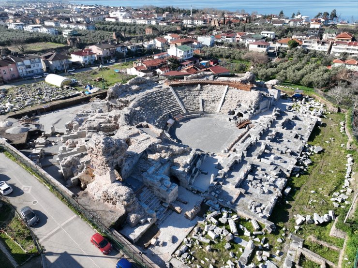 Bursa'daki 1800 yıllık İznik Roma Tiyatrosu'nda restorasyon tamamlandı