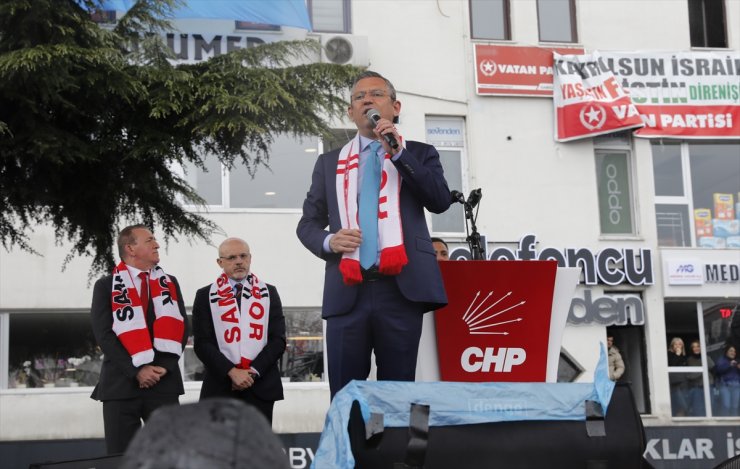 CHP Genel Başkanı Özel, partisinin Samsun mitinginde konuştu: