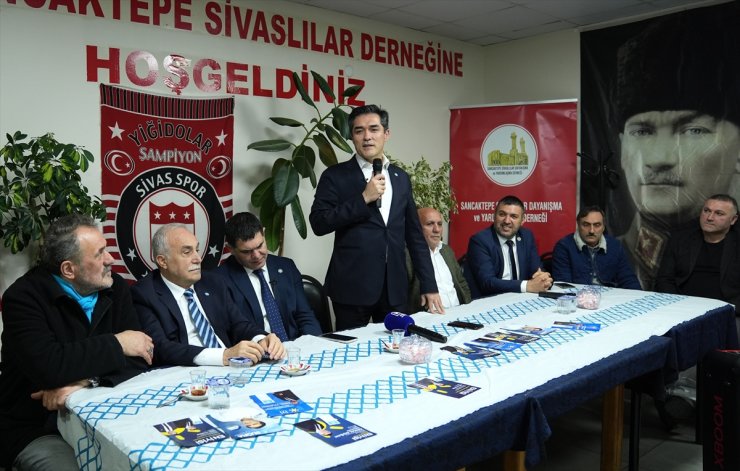 İYİ Parti İBB Başkan adayı Kavuncu, seçim çalışmalarını Sancaktepe'de sürdürdü