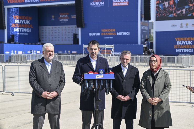 İBB Başkan adayı Kurum, İstanbulluları "Yeniden Büyük İstanbul Mitingi"ne davet etti: