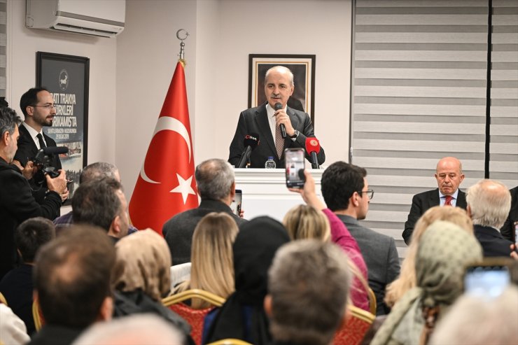 TBMM Başkanı Kurtulmuş Batı Trakya Türkleri ile bir araya geldi: