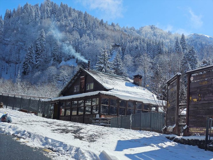 Rize, Trabzon ve Artvin'in yüksek kesimleri ilkbaharda beyaza büründü