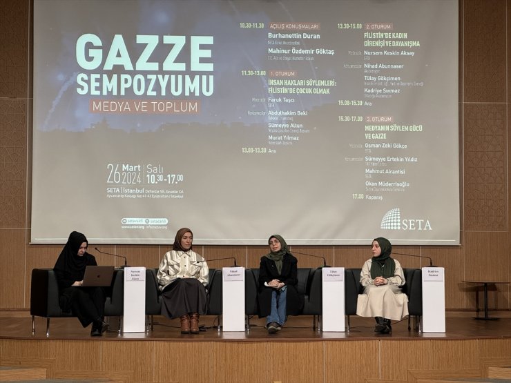 SETA, İstanbul'da "Gazze Sempozyumu" düzenledi