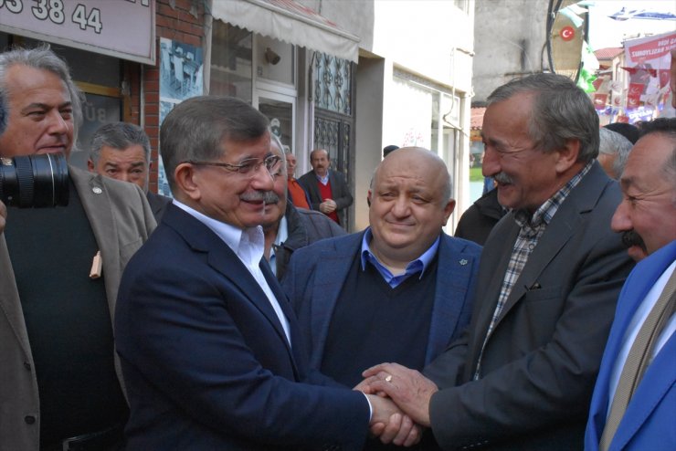 Gelecek Partisi Genel Başkanı Davutoğlu, Ordu'da vatandaşlarla buluştu