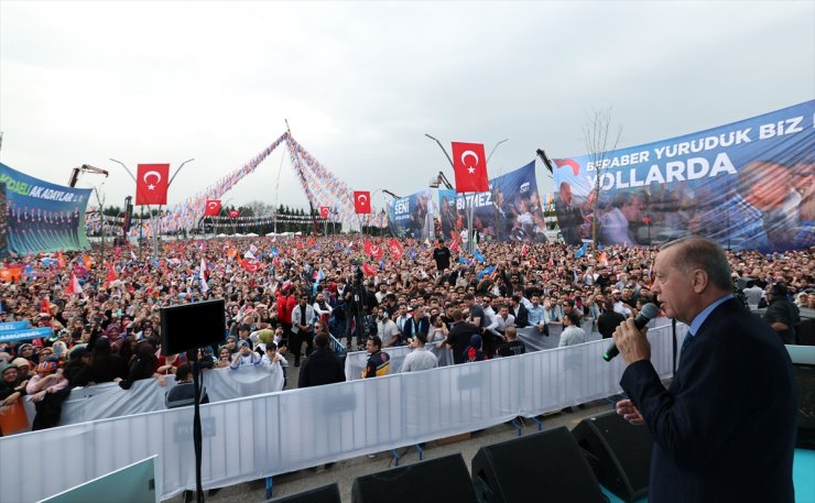 Cumhurbaşkanı ve AK Parti Genel Başkanı Erdoğan, partisinin Kocaeli mitinginde konuştu: (1)