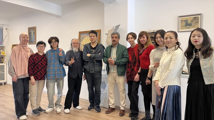 Uluslararası sanatçıların eserleri, Ali Lei Gong Sanat Atölyesi'nde sergilenmeye başladı