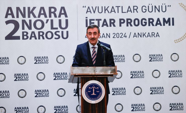 Adalet Bakanı Tunç, Ankara 2 Nolu Baro'nun iftar programında konuştu: