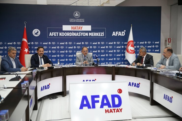 Çevre, Şehircilik ve İklim Değişikliği Bakanı Özhaseki, Hatay'da konuştu: