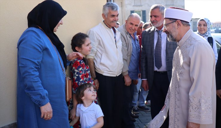 Diyanet İşleri Başkanı Erbaş, İtalya'daki DİTİB Como Camisi'nde gurbetçilerle bir araya geldi: