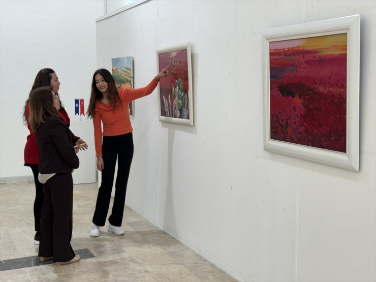 Tekirdağ'da "Balkan esintileri" resim ve heykel sergisi açıldı