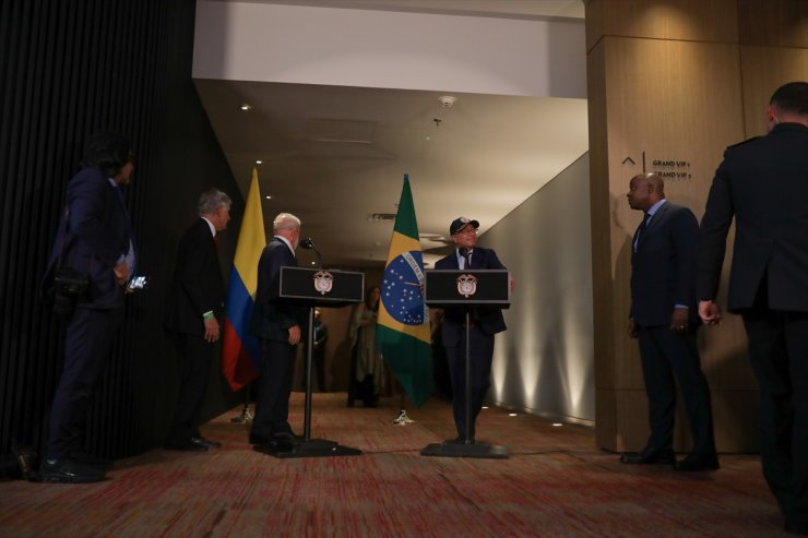 Brezilya Devlet Başkanı Lula da Silva, Kolombiya'ya resmi ziyarette bulundu
