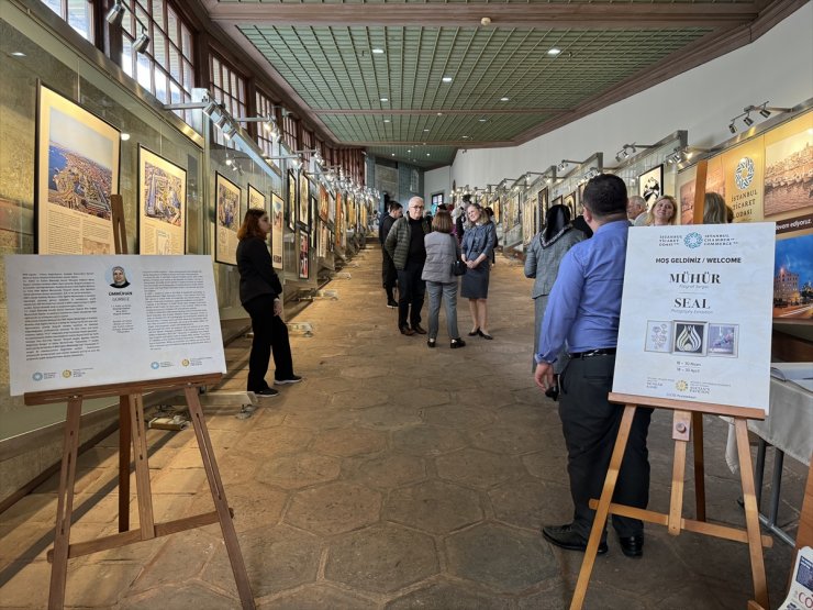 "Mühür" filografi sergisi İTO Yeni Camii Hünkar Kasrı'nda açıldı