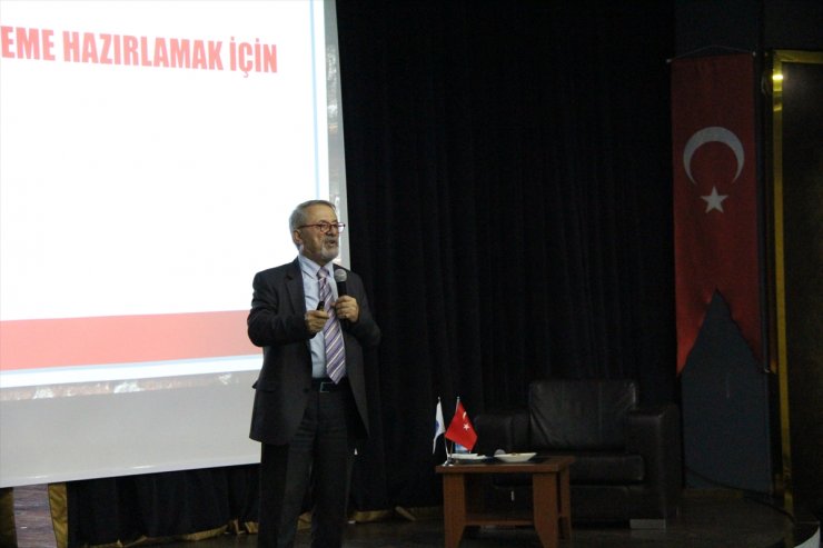 Prof. Dr. Naci Görür, Hatay'da "Deprem Dirençli İskenderun" söyleşisinde konuştu: