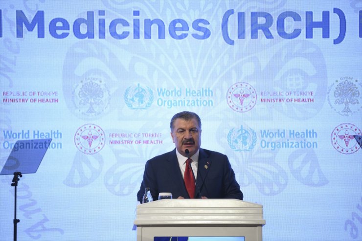 Sağlık Bakanı Koca, DSÖ-IRCH 15. Yıllık Toplantısı'nda konuştu: