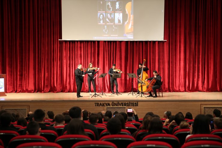 1. Uluslararası Balkan Keman Festivali Edirne'de başladı