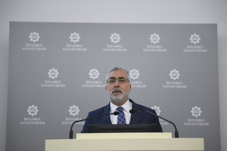 Çalışma ve Sosyal Güvenlik Bakanı Işıkhan, İstanbul Sanayi Odası Meclisinde konuştu: