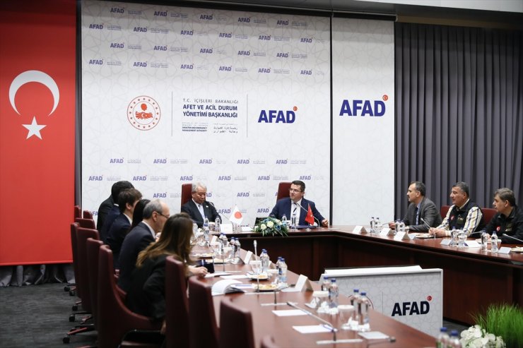 AFAD Başkanı Memiş, Japonya Uluslararası İşbirliği Ajansı Başkanı Akihiko ile görüştü