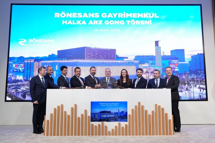 Borsa İstanbul'da gong Rönesans Gayrimenkul Yatırım için çaldı
