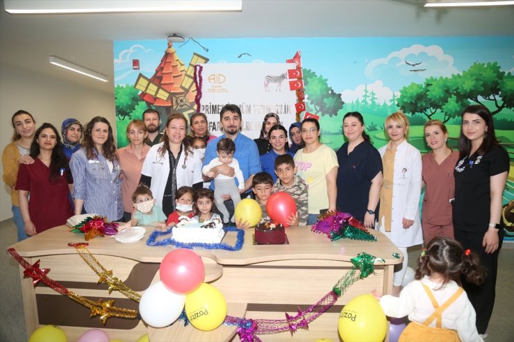 Erzurum'da primer immün yetmezlik hastaları pastalı etkinlikte moral buldu