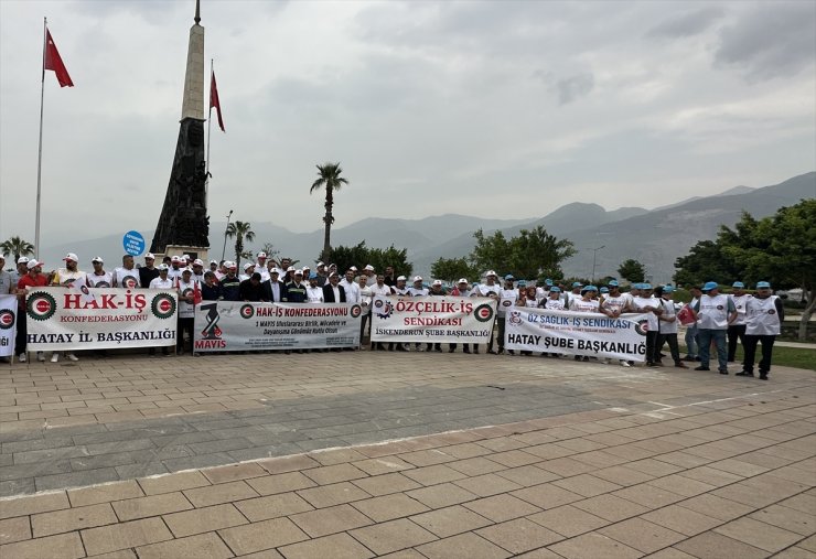 Adana, Mersin, Hatay ve Osmaniye'de 1 Mayıs Emek ve Dayanışma Günü kutlandı