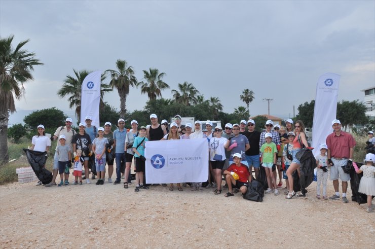 Mersin'de deniz kaplumbağalarının yaşam alanları temizlendi