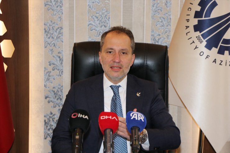 Yeniden Refah Partisi Genel Başkanı Erbakan, Erzurum'da konuştu: