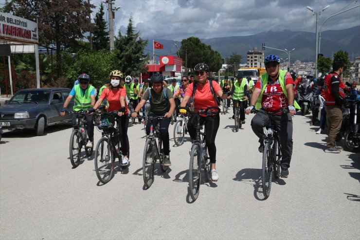 Hatay'da "11. Yeşilay Bisiklet Turu" düzenlendi