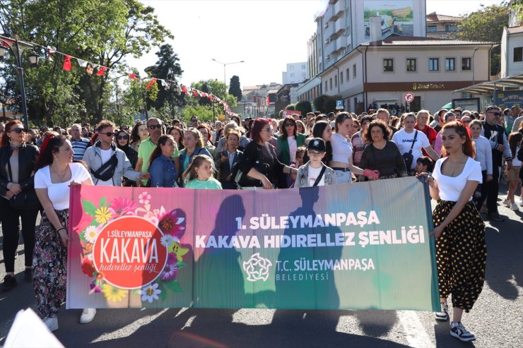 Tekirdağ'da "1. Süleymanpaşa Kakava Hıdrellez Şenliği" düzenlendi