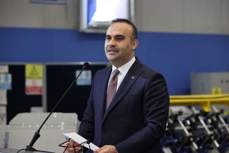 Bakan Kacır, Ampherr Batarya Teknolojileri Fabrikası Açılış Töreni'nde konuştu: