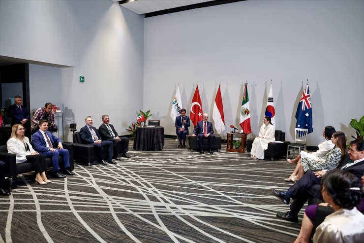 TBMM Başkanı Kurtulmuş, Meksika Temsilciler Meclisi Başkanı Castillo ile görüştü