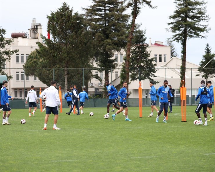 Trabzonspor, Fatih Karagümrük maçının hazırlıklarını sürdürdü