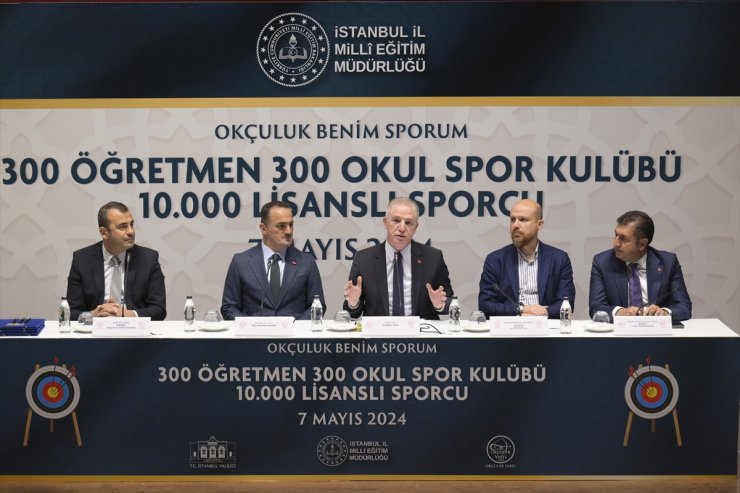 "Okçuluk Benim Sporum" projesi İstanbul'da tanıtıldı