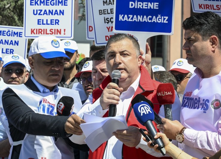 Hizmet-İş'ten Mamak Belediyesinde işten çıkarılanlara destek