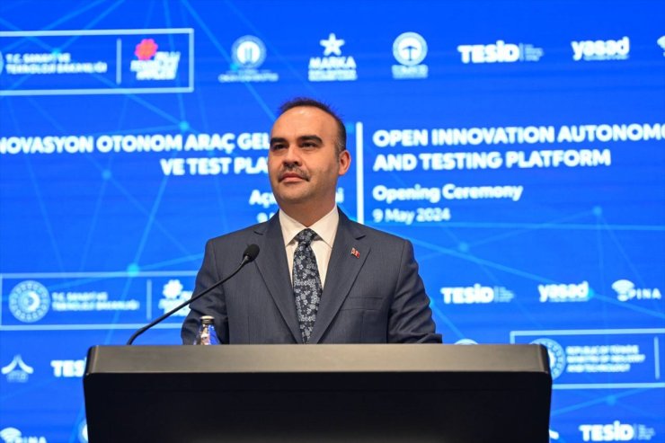 Bakan Kacır Açık İnovasyon Otonom Araç Geliştirme ve Test Platformu Açılış Töreni'nde konuştu:
