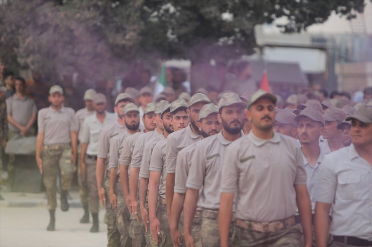 Suriye’nin Bab ilçesinde 475 polis mezun oldu