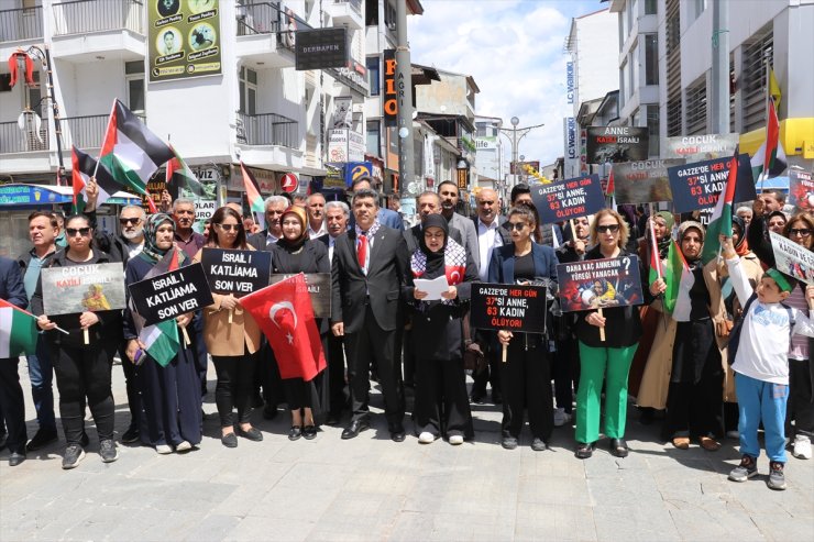 Doğu Anadolu'da AK Parti'li kadınlar Filistinli anneler için toplandı