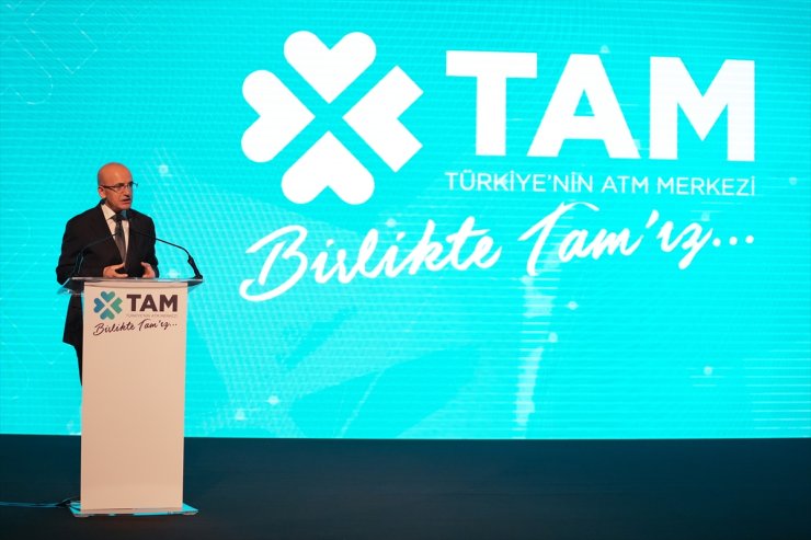 Bakan Şimşek, Türkiye'nin ATM Merkezi projesinin tanıtım toplantısında konuştu (1):