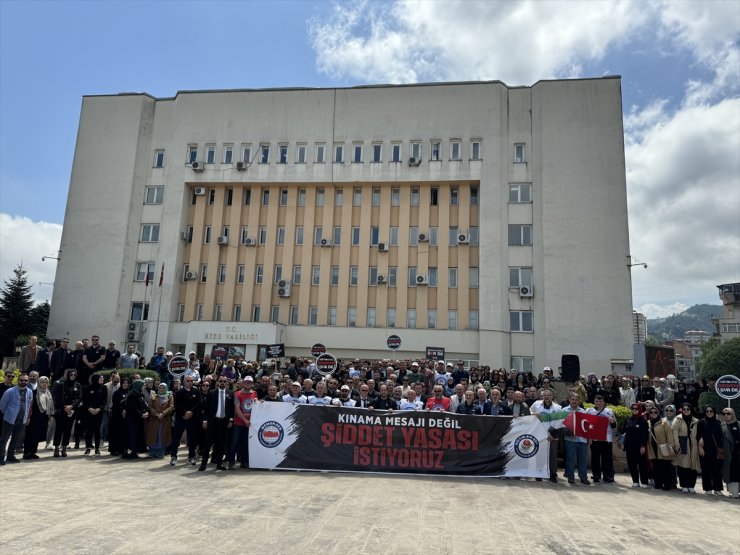 Trabzon ve çevre illerde eğitim sendikalarından okul müdürünün öldürülmesine tepki