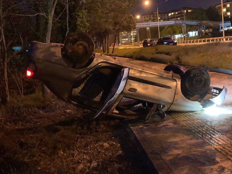 Ordu'da otomobilin devrilmesi sonucu 3 kişi yaralandı