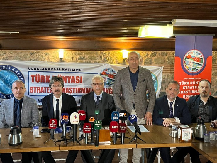 Bursa'da "Uluslararası Katılımlı Türk Dünyası Stratejik Araştırmalar Kongresi" düzenlenecek