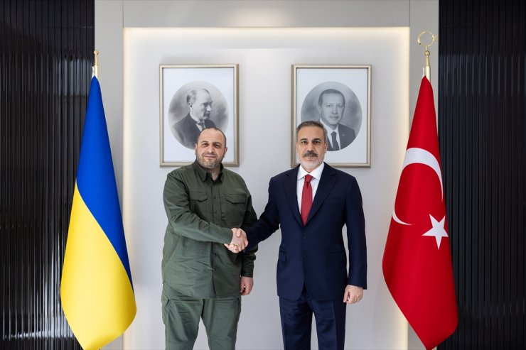 Bakan Fidan, Ukrayna Savunma Bakanı Rüstem Umerov ile Ankara'da görüştü