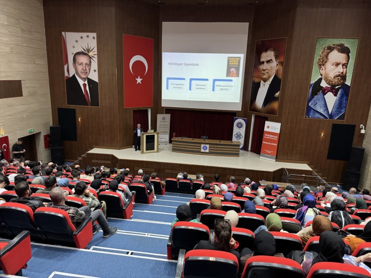 Tekirdağ'da "Küresel Siyonizm ve Gazze" konferansı düzenlendi