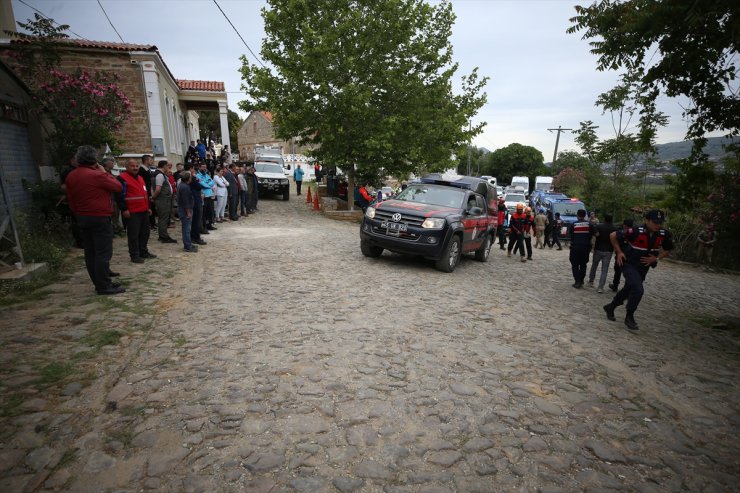 Gökçeada'daki tatbikatta orman yangınından etkilenen köy tahliye edildi