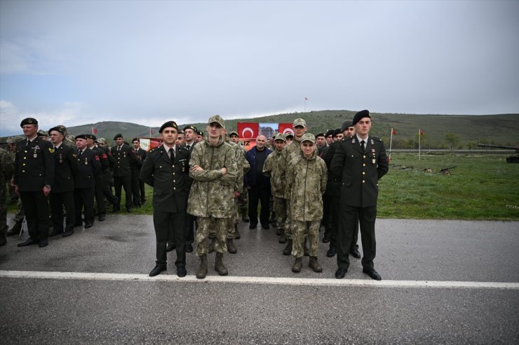 Erzurum'da engelliler bir günlük temsili askerlik yaptı