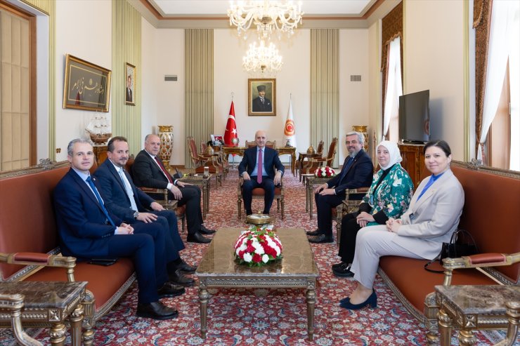 TBMM Başkanı Kurtulmuş, Kosova Bölgesel Kalkınma Bakanı Damka’yı kabul etti