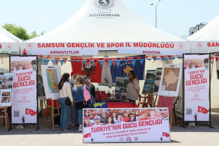 Samsun'da "19 Mayıs" dolayısıyla Misafir Öğrenciler Kültür Buluşması düzenlendi