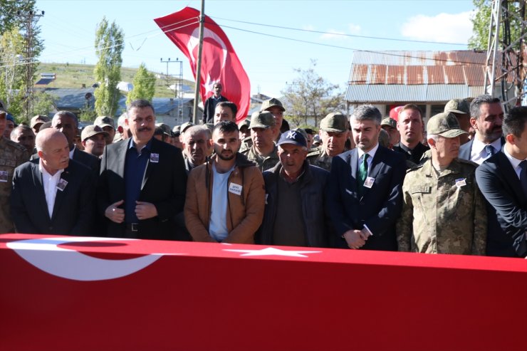 Şehit Piyade Sözleşmeli Onbaşı Recep Kabala, Erzurum'da son yolculuğuna uğurlandı